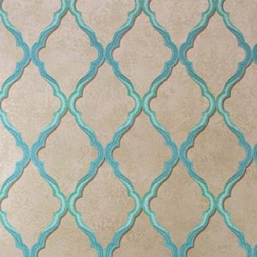 Jali Trellis Teal-Gilver W6957-01